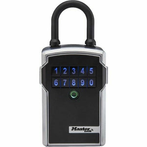 Safety-deposit box Master Lock 5440EURD Keys Black/Silver Zinc 18 x 8 x 6 cm (1 Unit)-0