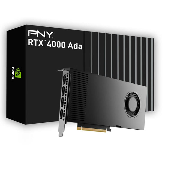 PNY NVIDIA Quadro RTX 4000 ADA FH 20GB GDDR6 PCIe 4.0 x16 VCNRTX4000ADA-PB-0
