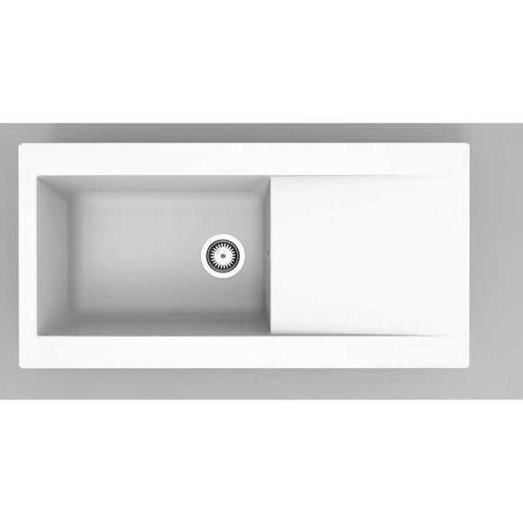 Sink with One Basin and Drainer Stradour-0