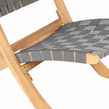 Garden chair Beau Rivage Grey 75 x 73 x 60 cm Foldable 2 Units-2