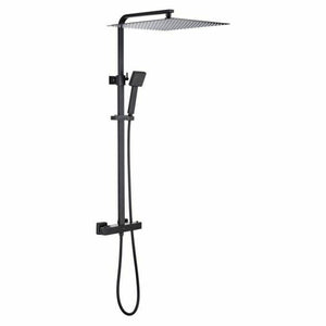 Shower Column Oceanic Matte back Stainless steel ABS 40 x 40 cm-0