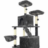 Scratching Post for Cats Taylor Dark Grey Plush-2