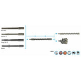 Drilling head Guillet Holomax  Ratio-1