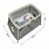 Travel cot Babymoov Moov and Comfy Green-1