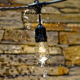 Wreath of LED Lights Lumisky Black Grey-1