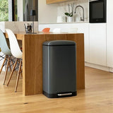 Waste bin Kitchen Move Grey Stainless steel-2