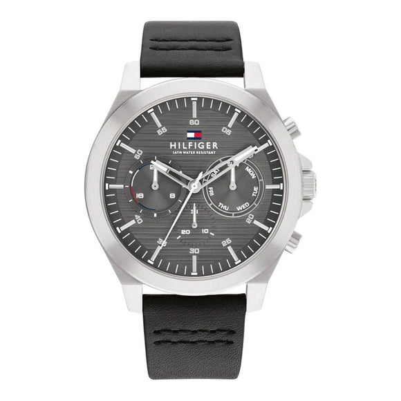 Men's Watch Tommy Hilfiger 1710521 Black (Ø 46 mm)-0