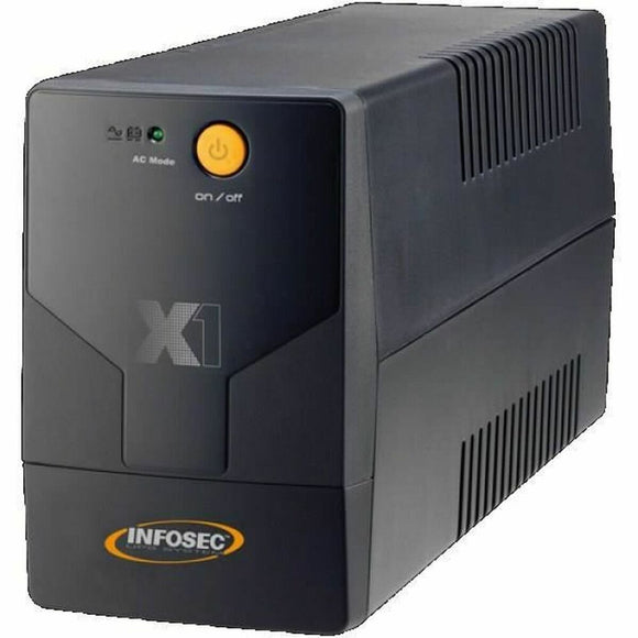 Uninterruptible Power Supply System Interactive UPS INFOSEC X1 EX 700 Black 350 W-0