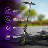 Electric Scooter EZWAY Black 450 W 25 km/h-5