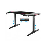 Desk Spirit of Gamer Headquarter 800 Black MDF Wood 140 x 60 cm-3