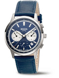 Boccia Watch 3734-02 Quartz 3 ATM Stainless Steel Case Black Dial