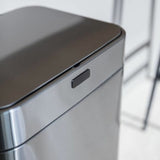 Waste bin Kitchen Move Grey Metal Stainless steel 60 L-4