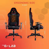 Gaming Chair The G-Lab Oxygen Blue-1