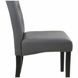 Dining Chair Grey 45 x 42 x 45 cm (2 Units)-1