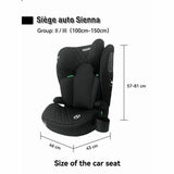 Car Chair Nania Black ECE R129/04-1