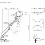 Screen Table Support Oplite MT57-1