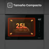 Microwave with Grill Hisense Black 900 W 25 L-9
