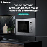 Microwave with Grill Hisense BIM320G41X 800 W 20 L Steel-9