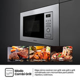 Microwave with Grill Hisense BIM320G41X 800 W 20 L Steel-17