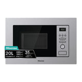 Microwave with Grill Hisense BIM320G41X 800 W 20 L Steel-26