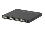 NETGEAR GSM4248PX PoE Managed Switch - L2/L3/L4, 48-Port, Gigabit, Black