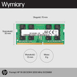HP Laptop Memory 16GB DDR4 3200MHz SODIMM W128914748