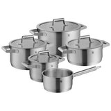 Saucepans WMF Comfort Line Steel Ø 24 cm Ø 20 cm Ø 16 cm 9 Pieces-0