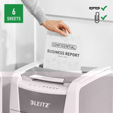 Micro-Cut Paper Shredder Leitz IQ 100 Autofeed-5