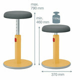 Ergonomic Stool Leitz Ergo Cosy Active Yellow Plastic-3