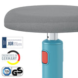 Ergonomic Stool Leitz Ergo Cosy Active Blue Plastic-2