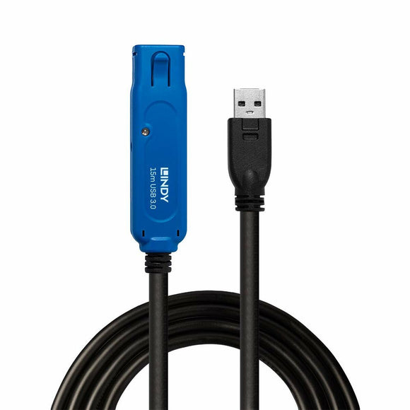 USB Cable LINDY 43229 15 m Black (1 Unit)-0
