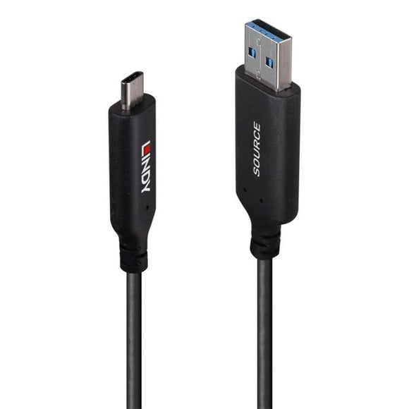 USB Cable LINDY 43395 Black-0