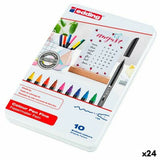 Set of Felt Tip Pens Edding Multicolour 10 Pieces (24 Units)-0