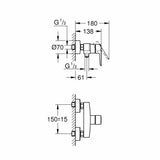 Tap mixer for shower Grohe Start-1