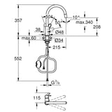 Mixer Tap Grohe 30549000 Metal-1