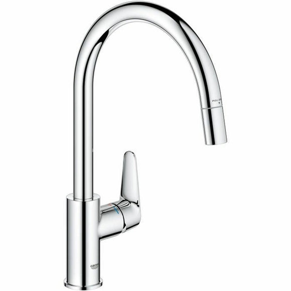 Mixer Tap Grohe Brass C-shaped-0