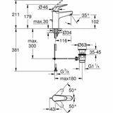 Mixer Tap Grohe Metal-1