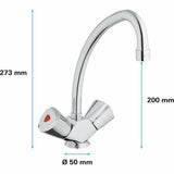Two-handle Faucet Grohe 31072000-2