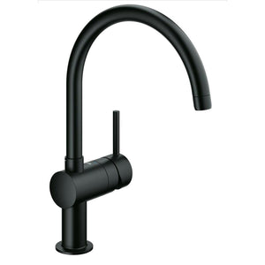 Mixer Tap Grohe 32917KS0 Black Metal Rectangular-0