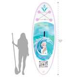 Inflatable Paddle Surf Board with Accessories Frozen-5