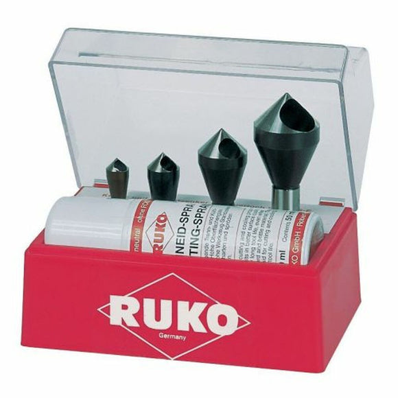 Countersink Set (Countersinks) RUKO 102310E High speed steel (HSS) 4 Pieces-0