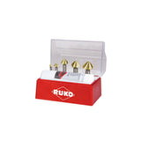 Countersink Set (Countersinks) RUKO 102142T DIN 335 High speed steel (HSS) 5 Pieces-2