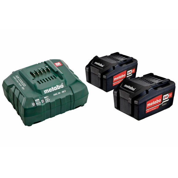 Charger and rechargeable battery set Metabo 685051000 5,2 Ah-0