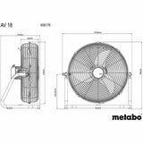 Floor Fan Metabo AV 18 White-1