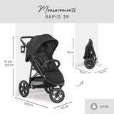 Baby's Pushchair Hauck Black-52