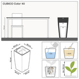 Plant pot Lechuza 13158 40 x 40 x 75 cm Board polypropylene Plastic Bucket-7