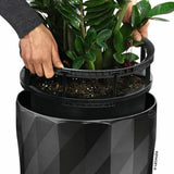 Plant pot Lechuza Grey Plastic (1 Unit)-3