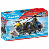 Toy set Playmobil Police Plane City Action Plastic-0