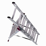 6-step folding ladder Krause 30368 Silver Steel-8
