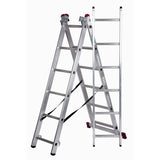 6-step folding ladder Krause 30368 Silver Steel-3